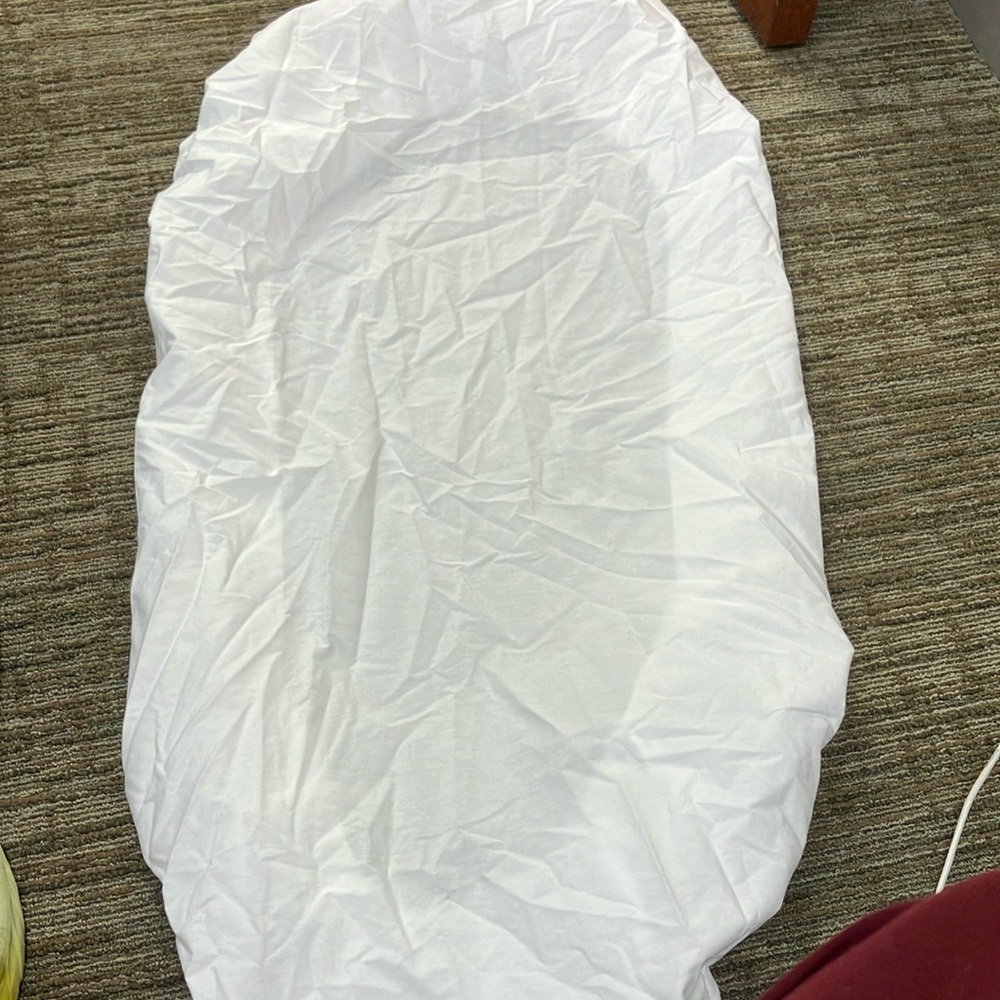 White Fitted Sheet for Kindermat
